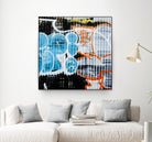 Graffiti Study 5 by Acer Images on GIANT ART - blue abstract