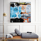 Graffiti Study 5 by Acer Images on GIANT ART - blue abstract