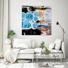 Graffiti Study 5 by Acer Images on GIANT ART - blue abstract