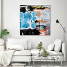 Graffiti Study 5 by Acer Images on GIANT ART - blue abstract