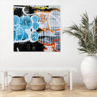 Graffiti Study 5 by Acer Images on GIANT ART - blue abstract