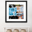 Graffiti Study 5 by Acer Images on GIANT ART - blue abstract