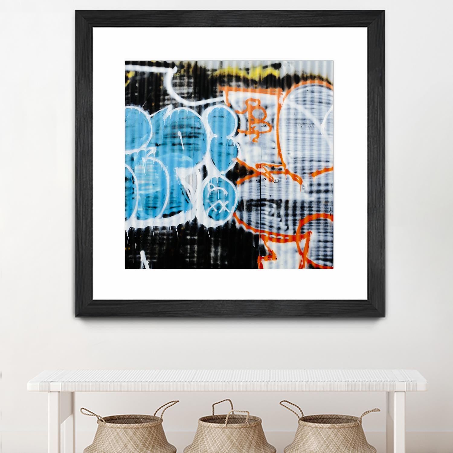 Graffiti Study 5 by Acer Images on GIANT ART - blue abstract