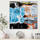 Graffiti Study 5 by Acer Images on GIANT ART - blue abstract