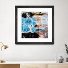 Graffiti Study 5 by Acer Images on GIANT ART - blue abstract