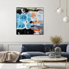 Graffiti Study 5 by Acer Images on GIANT ART - blue abstract