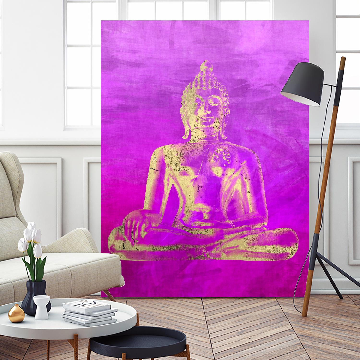 Buddha by GI ArtLab on GIANT ART - yellow oriental
