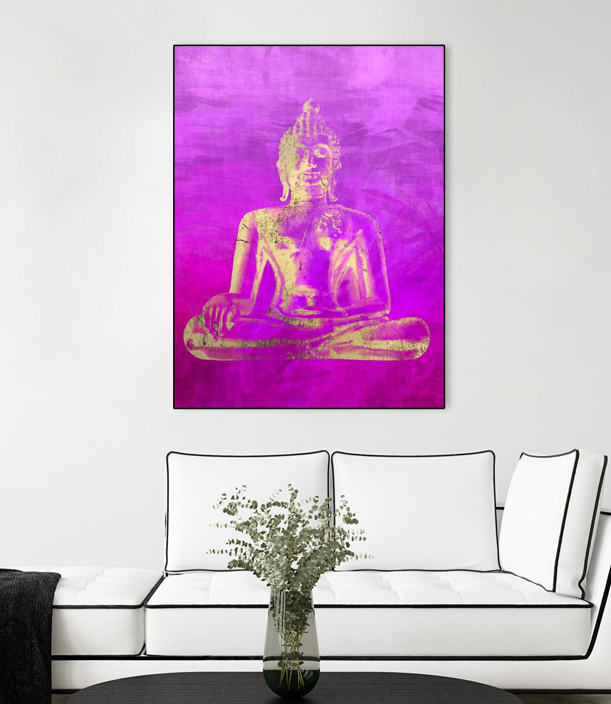 Buddha by GI ArtLab on GIANT ART - yellow oriental
