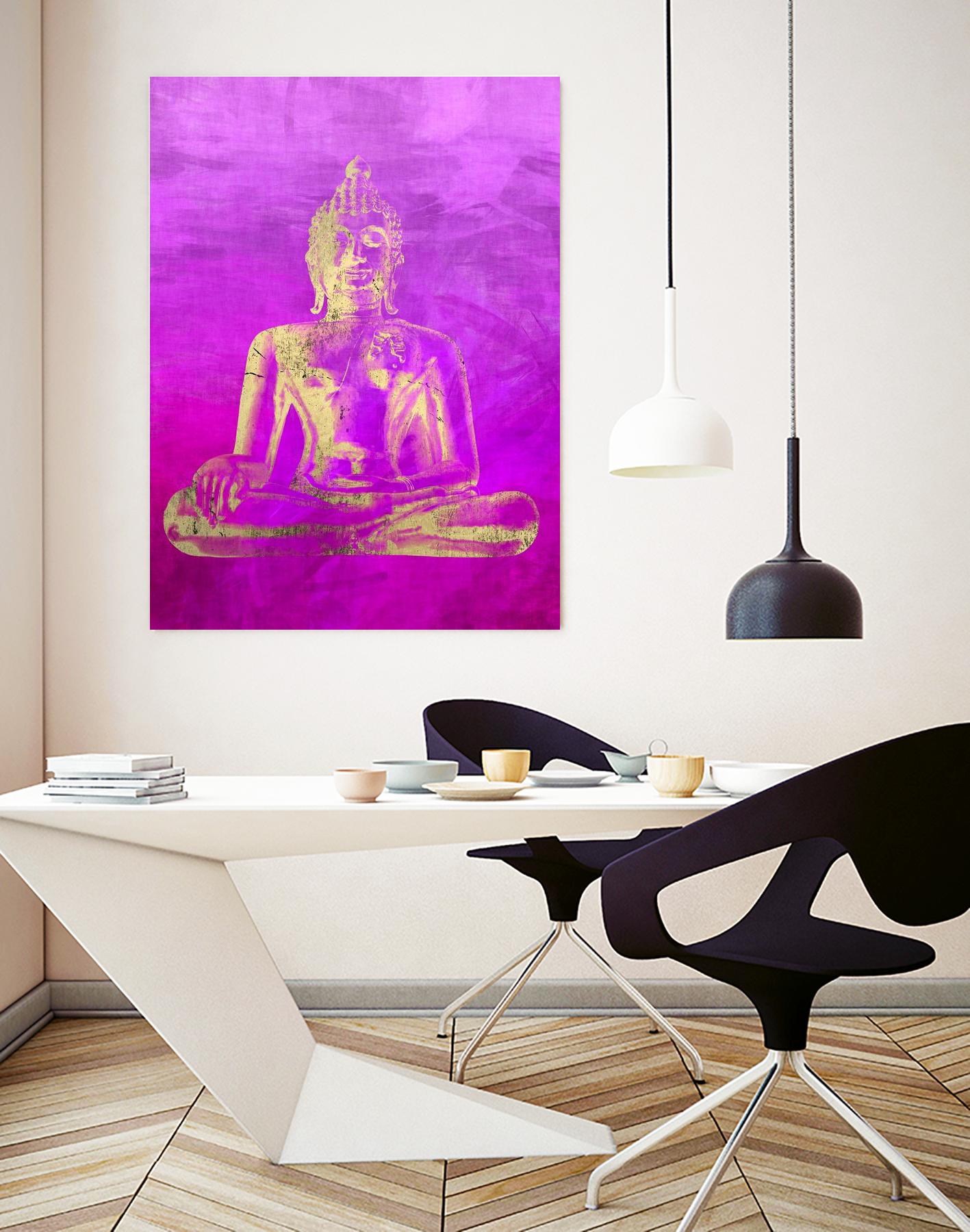 Buddha by GI ArtLab on GIANT ART - yellow oriental