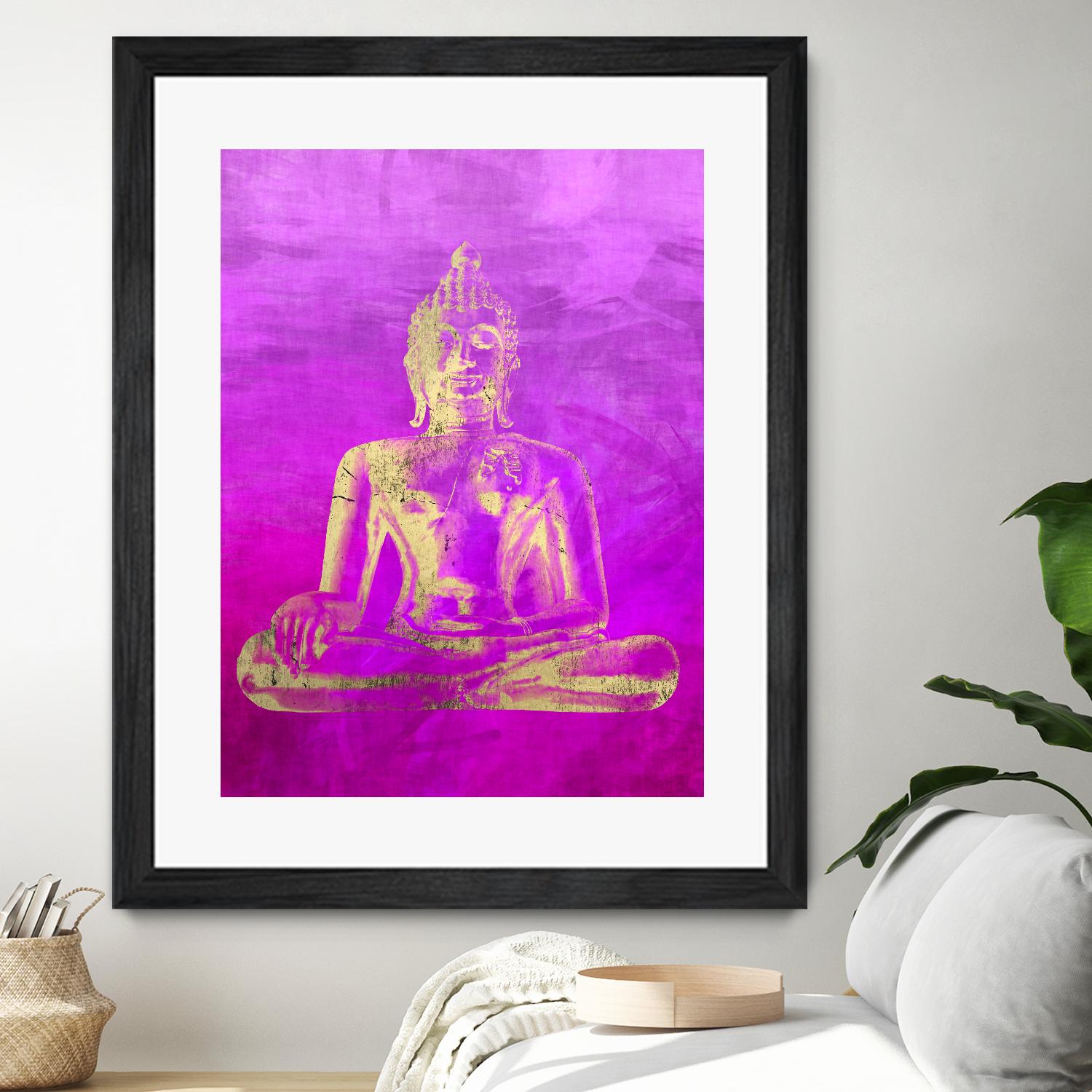Buddha by GI ArtLab on GIANT ART - yellow oriental
