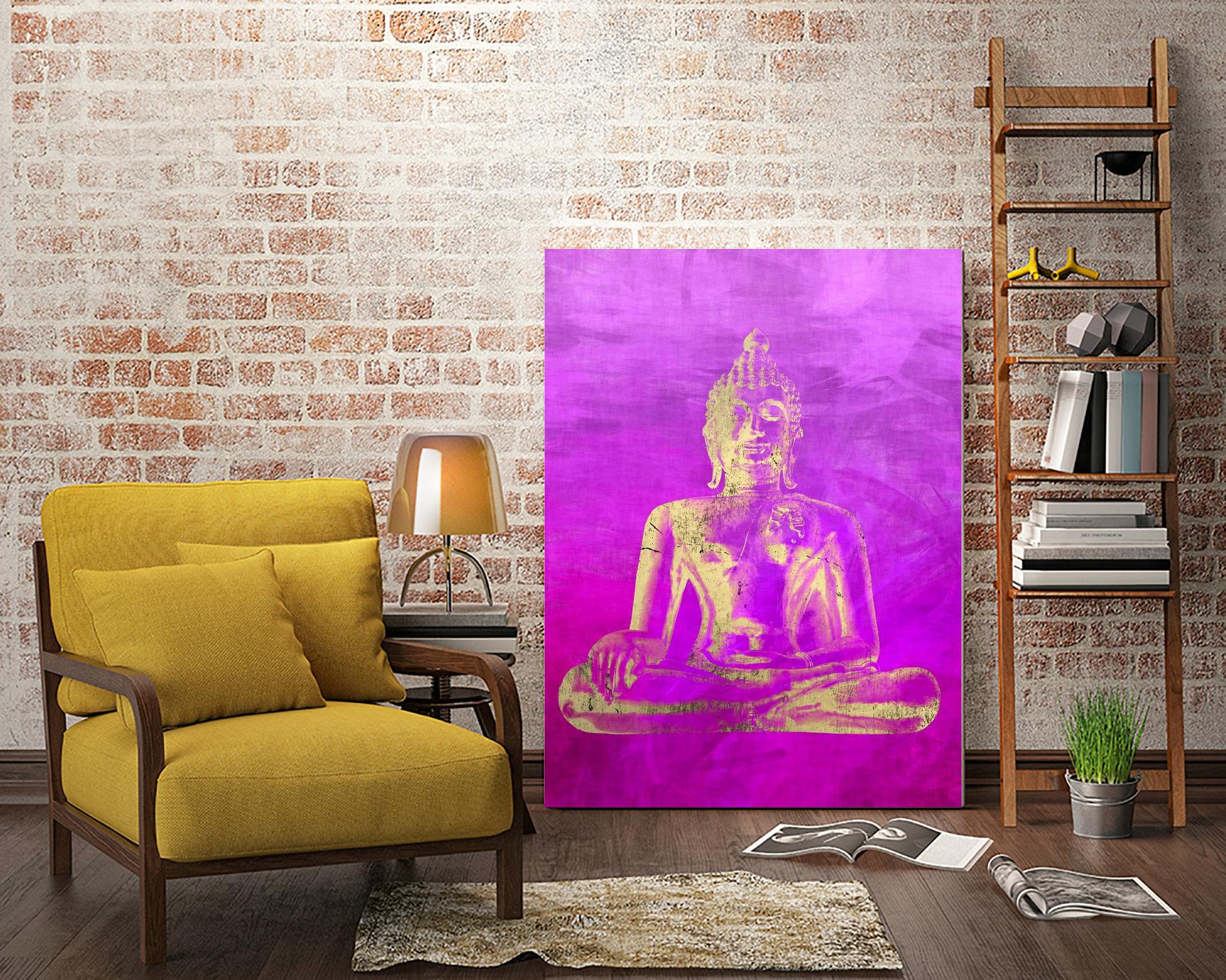 Buddha by GI ArtLab on GIANT ART - yellow oriental