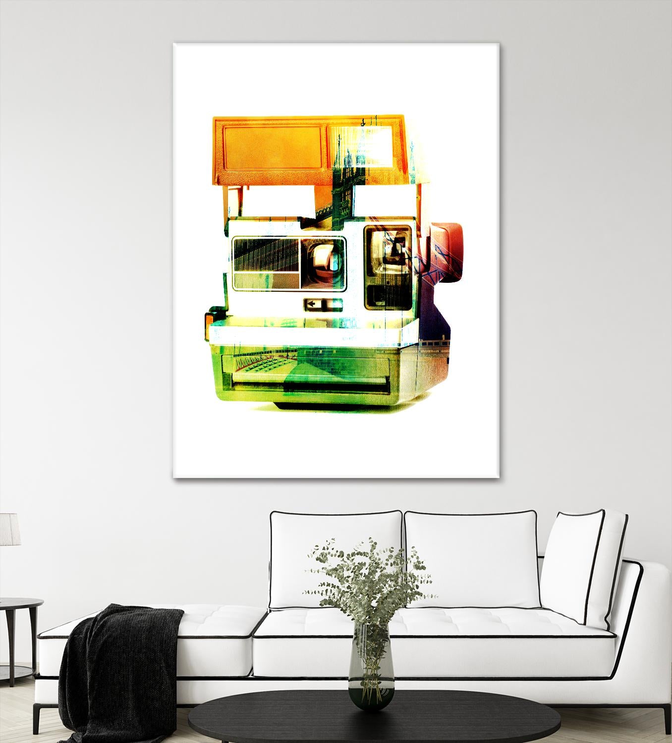 Instant London by GI ArtLab on GIANT ART - white pop art - alternative