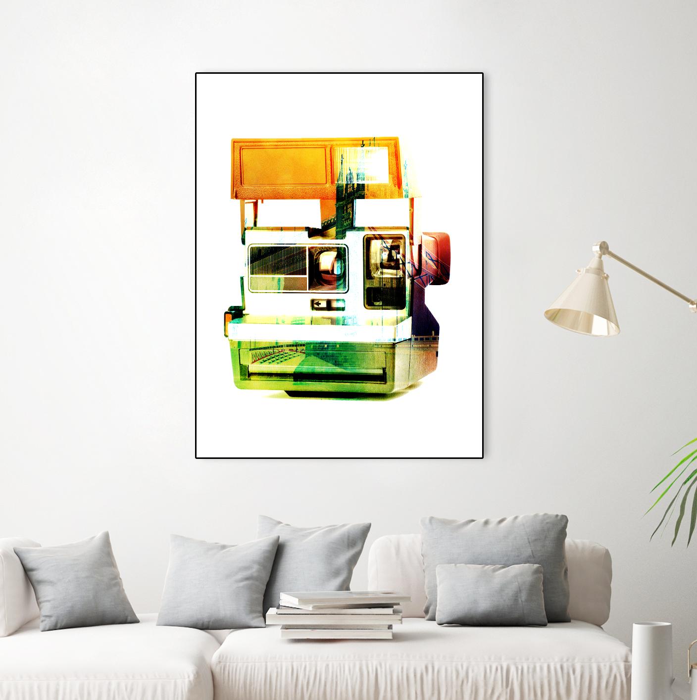 Instant London by GI ArtLab on GIANT ART - white pop art - alternative