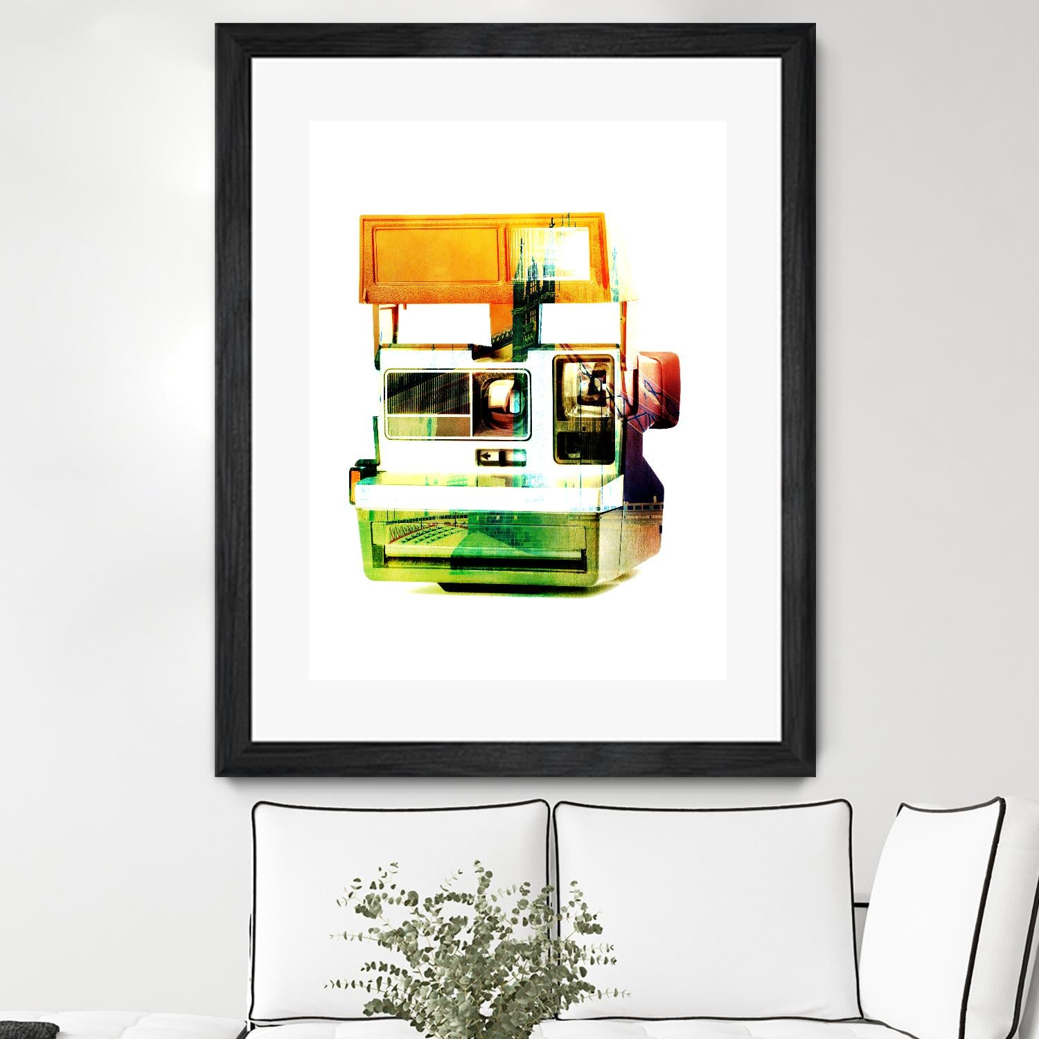 Instant London by GI ArtLab on GIANT ART - white pop art - alternative