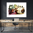 Grand Central Snapshot by GI ArtLab on GIANT ART - yellow pop art - alternative