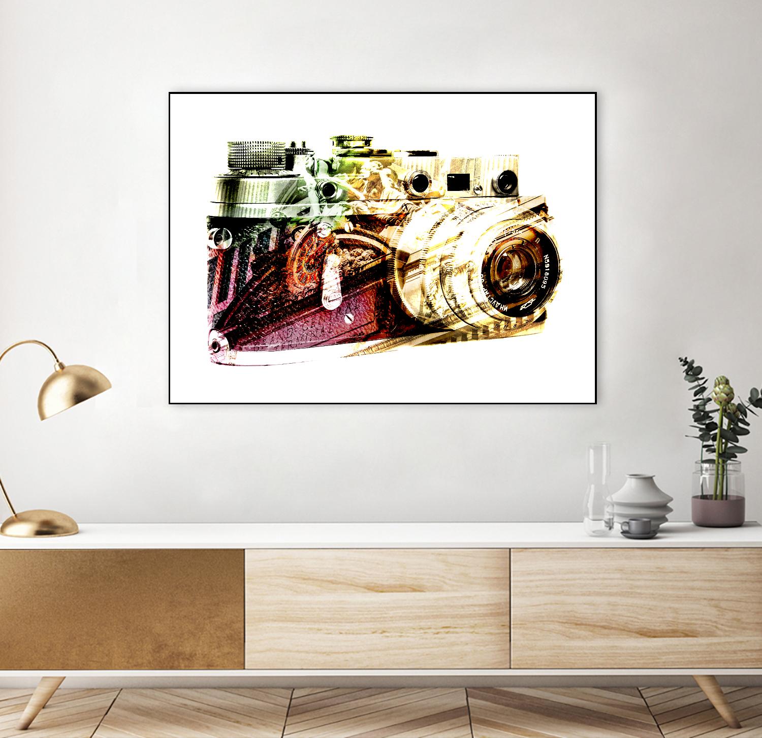 Grand Central Snapshot by GI ArtLab on GIANT ART - yellow pop art - alternative