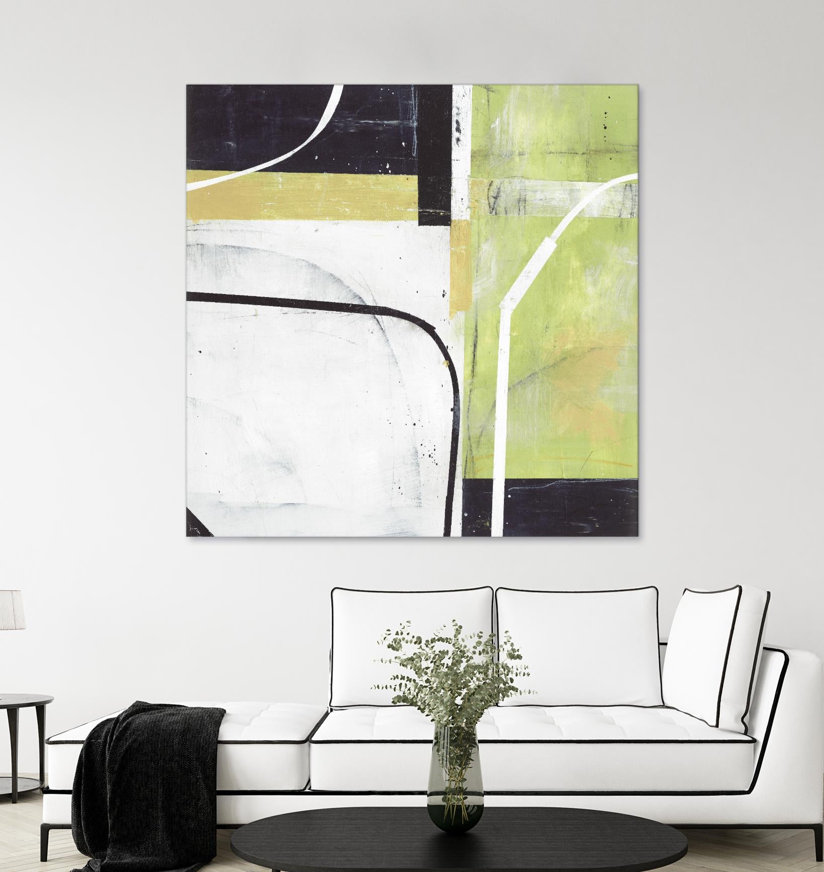 Interface 3 by JB Hall on GIANT ART - green abstract