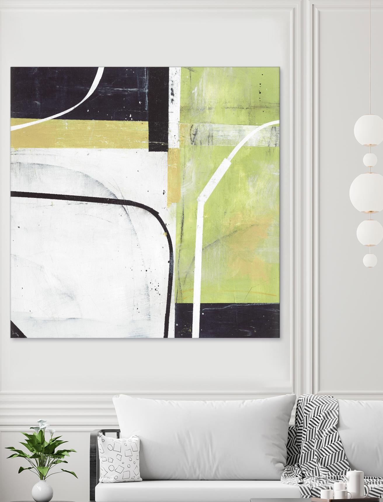 Interface 3 by JB Hall on GIANT ART - green abstract