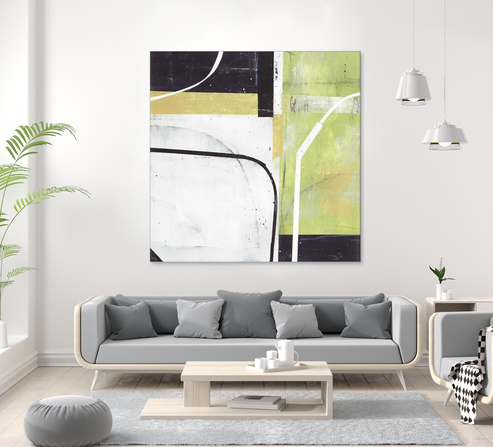 Interface 3 by JB Hall on GIANT ART - green abstract