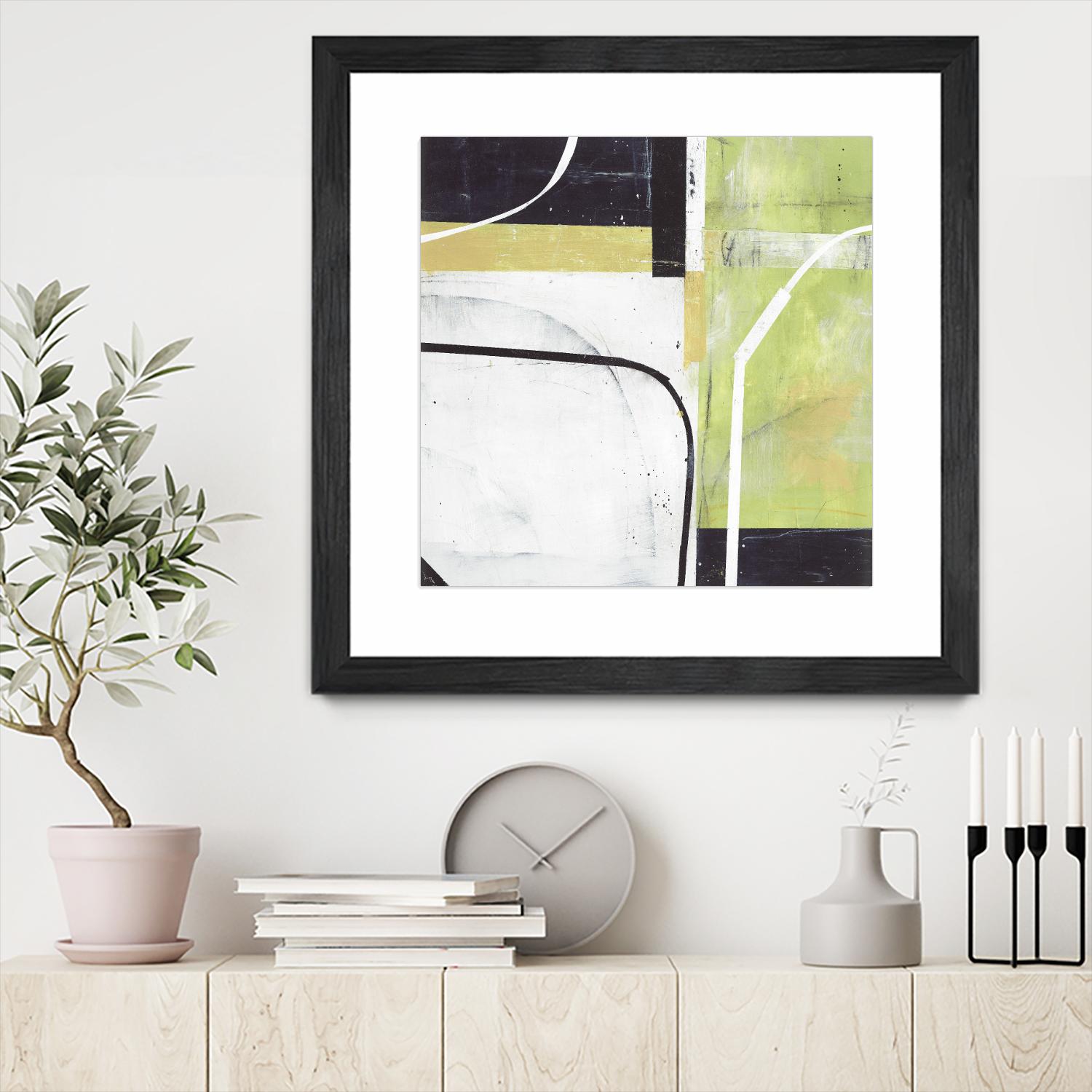 Interface 3 by JB Hall on GIANT ART - green abstract