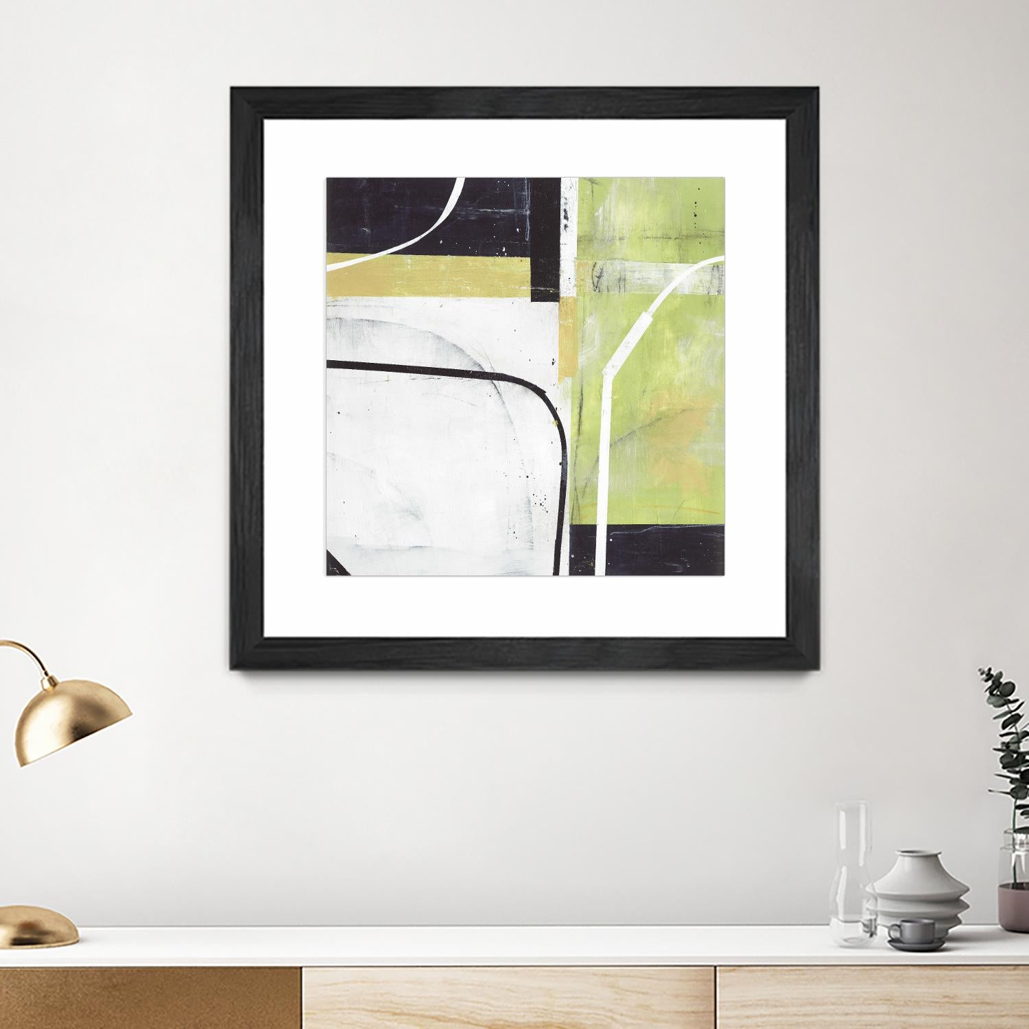 Interface 3 by JB Hall on GIANT ART - green abstract