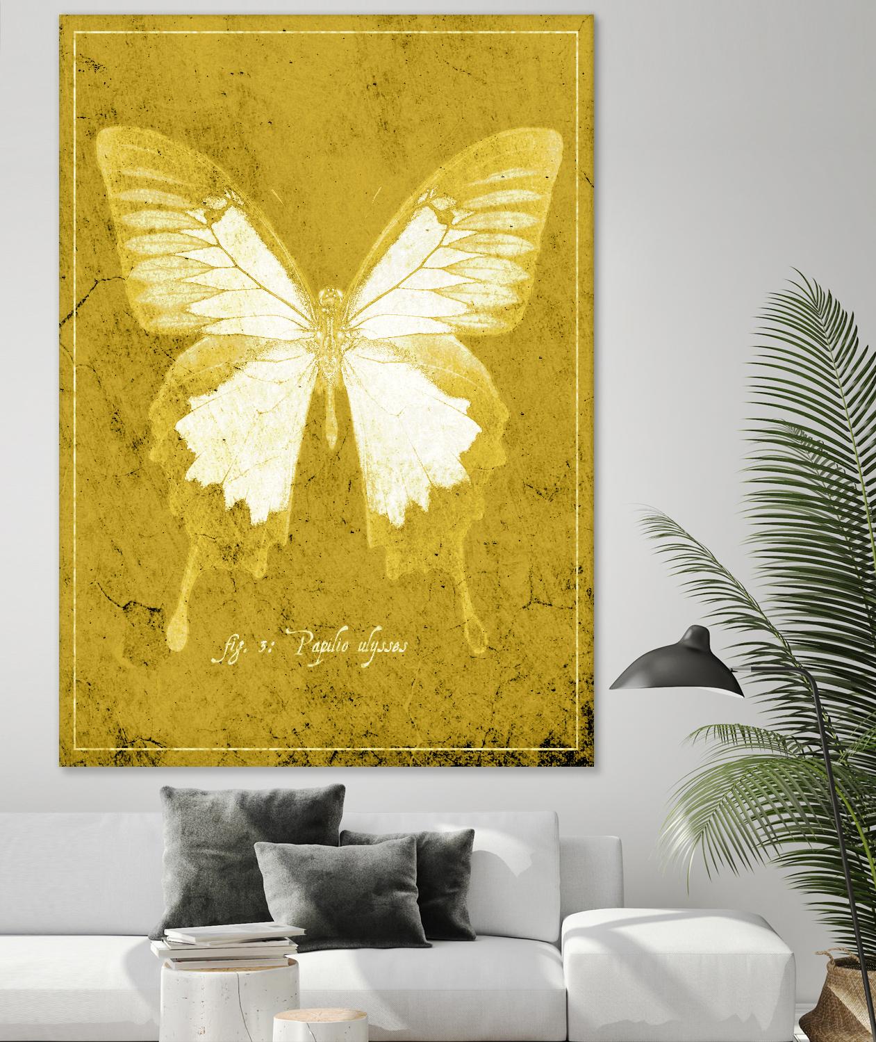 Butterfly L by GI ArtLab on GIANT ART - pink animals