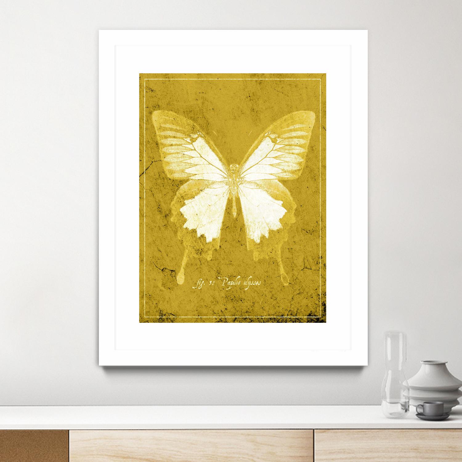 Butterfly L by GI ArtLab on GIANT ART - pink animals