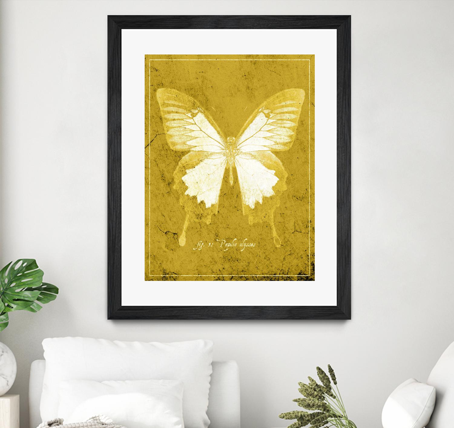 Butterfly L by GI ArtLab on GIANT ART - pink animals