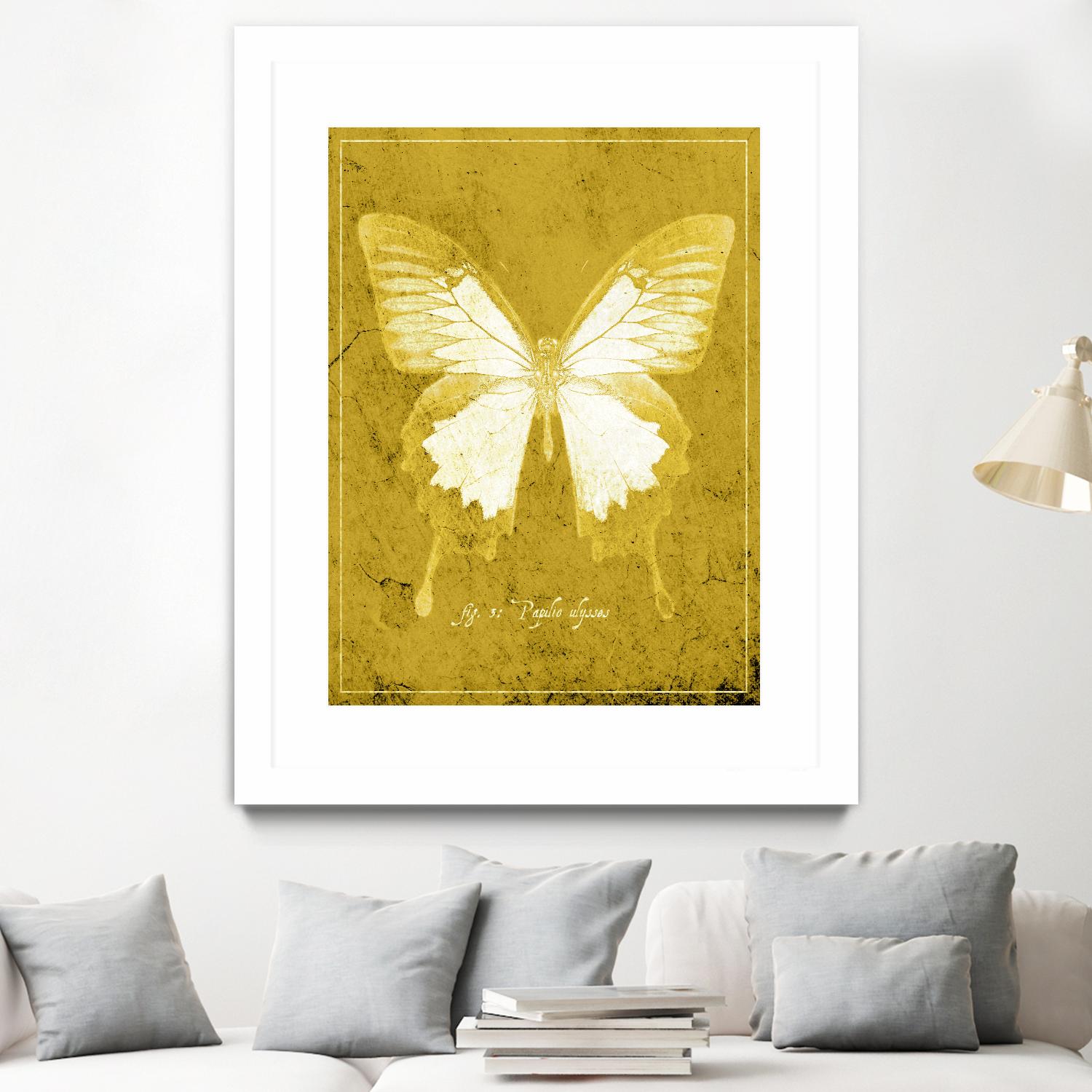 Butterfly L by GI ArtLab on GIANT ART - pink animals