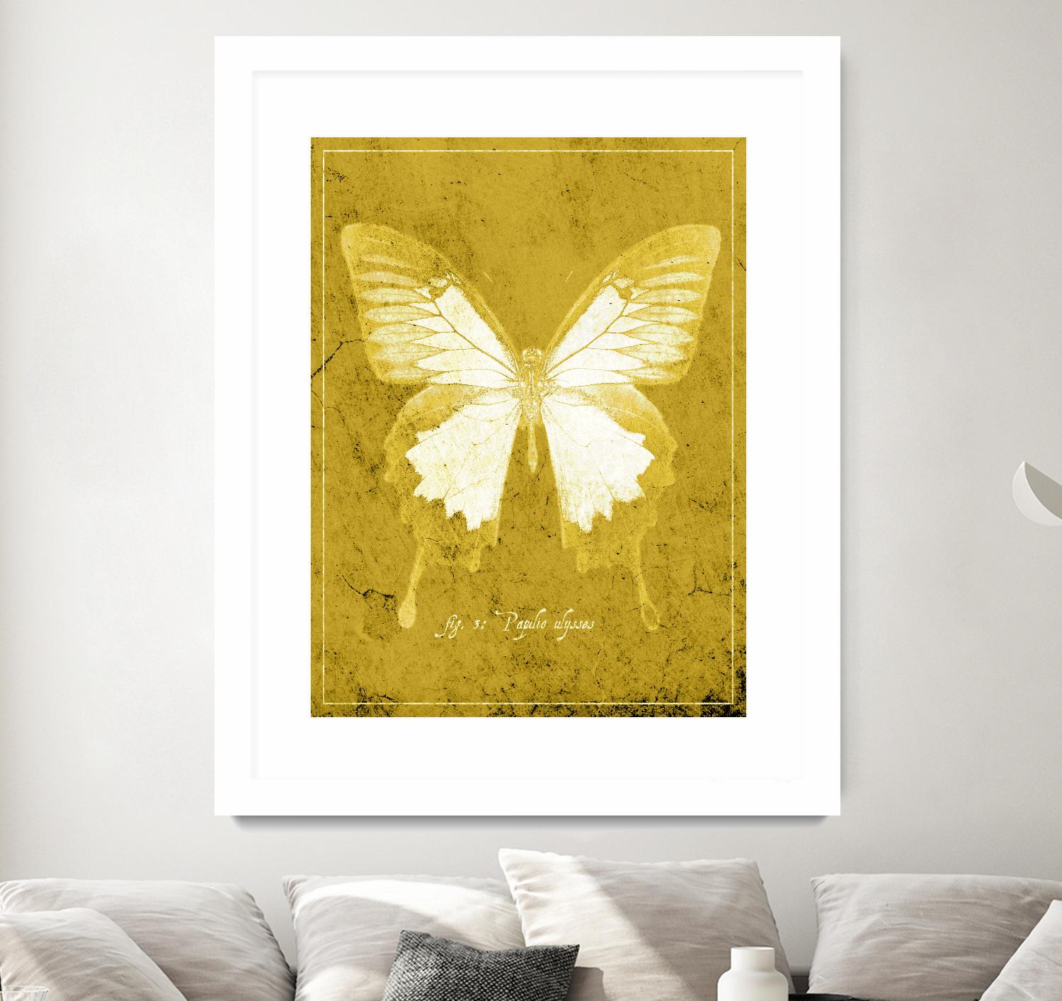 Butterfly L by GI ArtLab on GIANT ART - pink animals