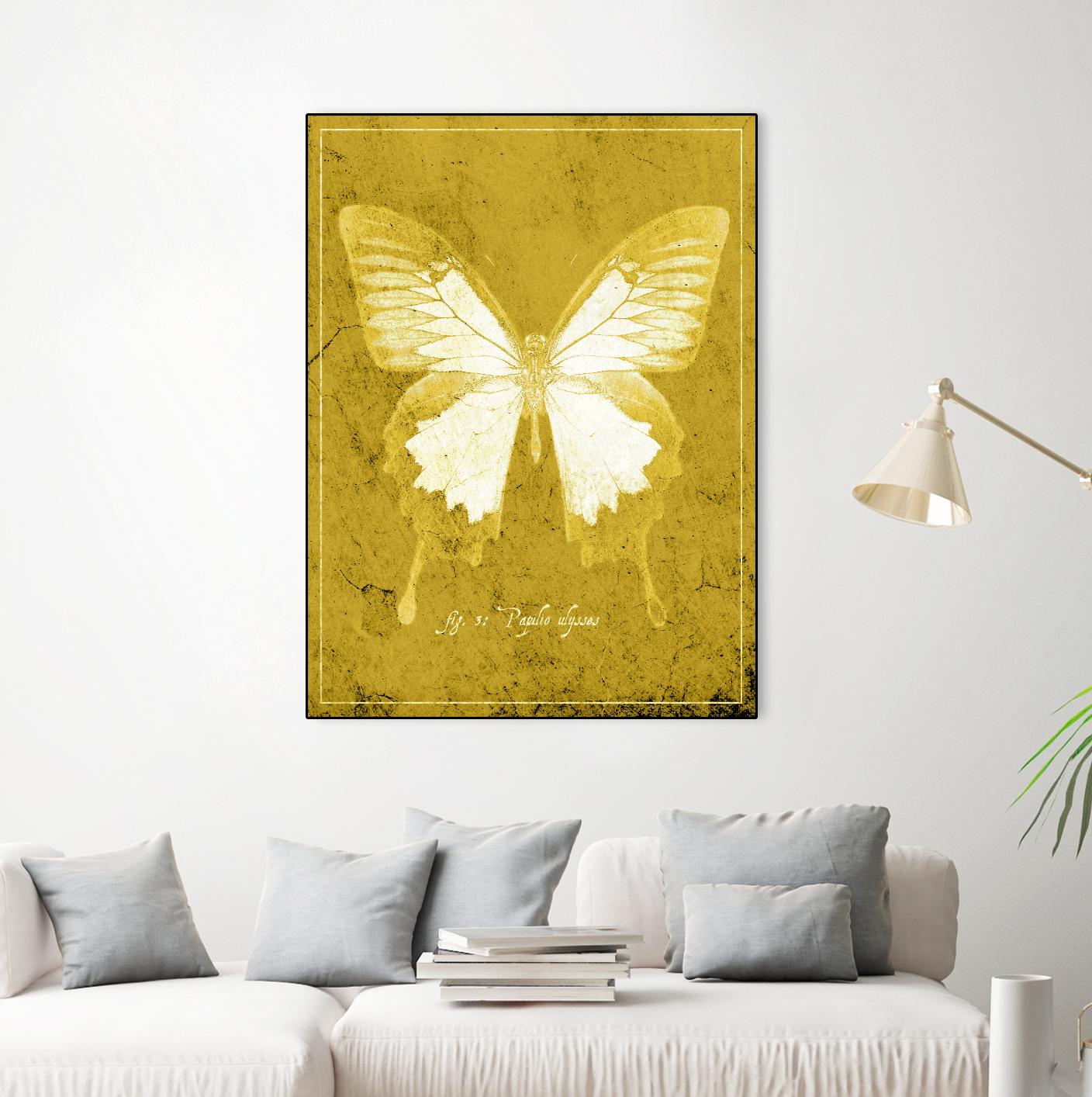 Butterfly L by GI ArtLab on GIANT ART - pink animals