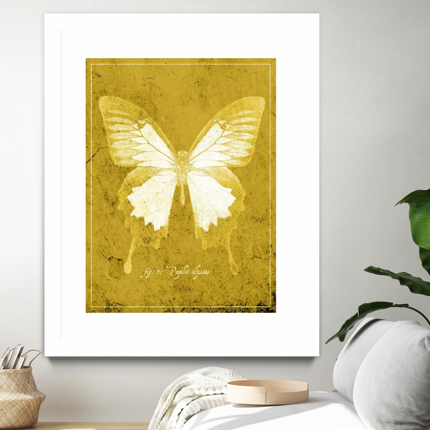 Butterfly L by GI ArtLab on GIANT ART - pink animals