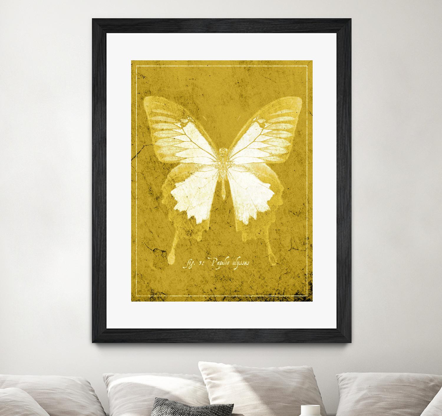 Butterfly L by GI ArtLab on GIANT ART - pink animals