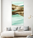 Driftwood 6 by Chris Paschke on GIANT ART - turquoise abstract