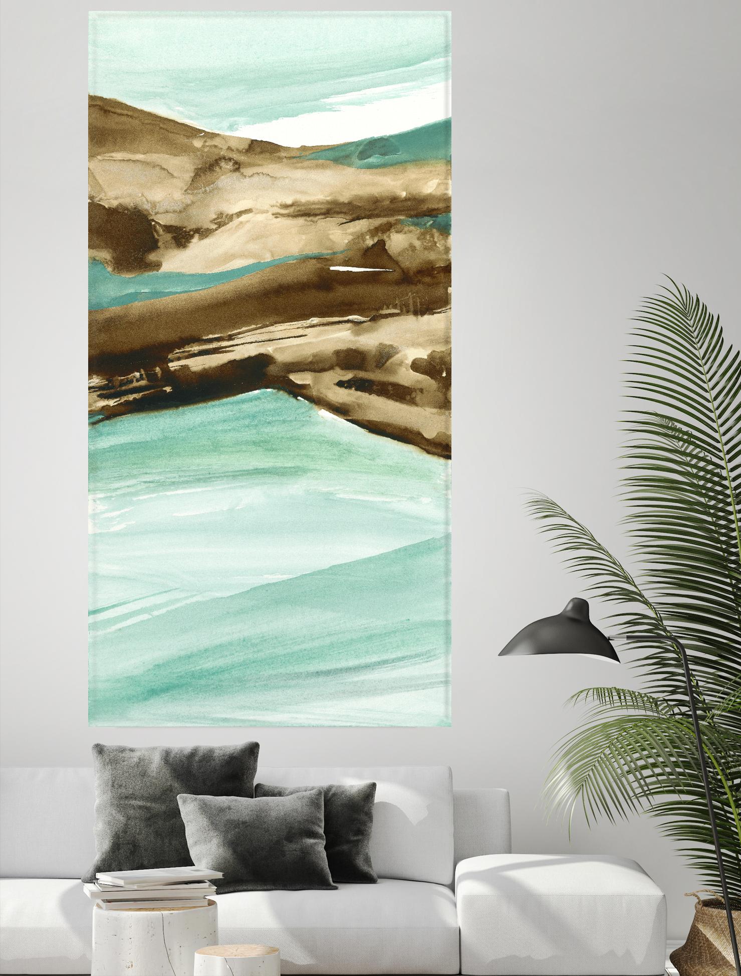 Driftwood 6 by Chris Paschke on GIANT ART - turquoise abstract