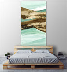 Driftwood 6 by Chris Paschke on GIANT ART - turquoise abstract