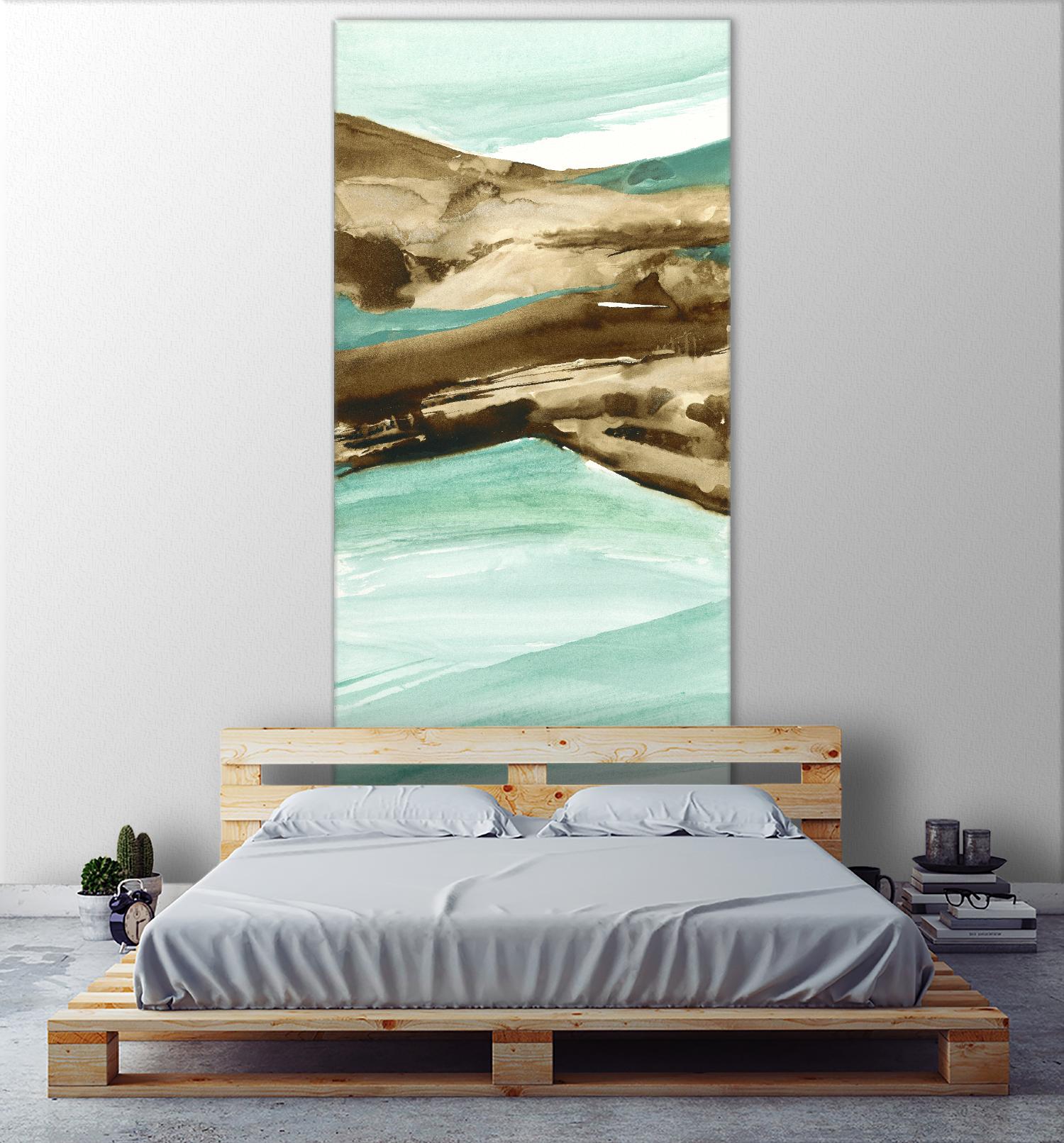 Driftwood 6 by Chris Paschke on GIANT ART - turquoise abstract