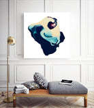 Polished in Cobalt by THE Studio on GIANT ART - white abstract