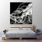 Smoke Abstract by THE Studio on GIANT ART - black abstract