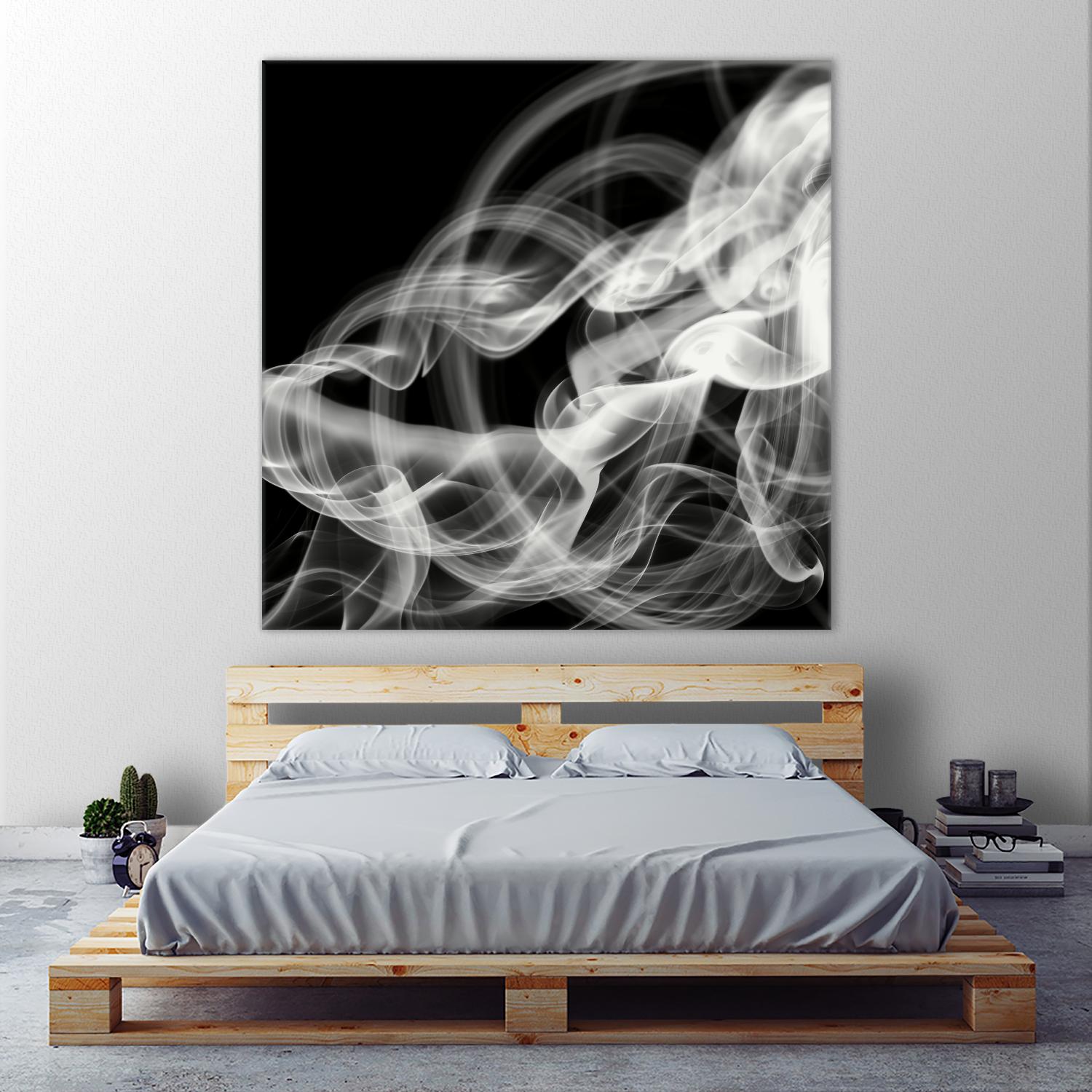 Smoke Abstract by THE Studio on GIANT ART - black abstract