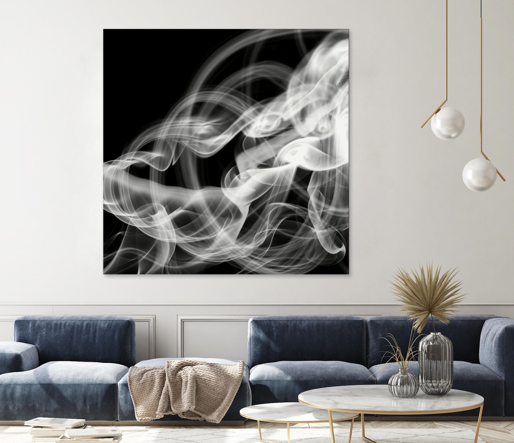 Smoke Abstract by THE Studio on GIANT ART - black abstract