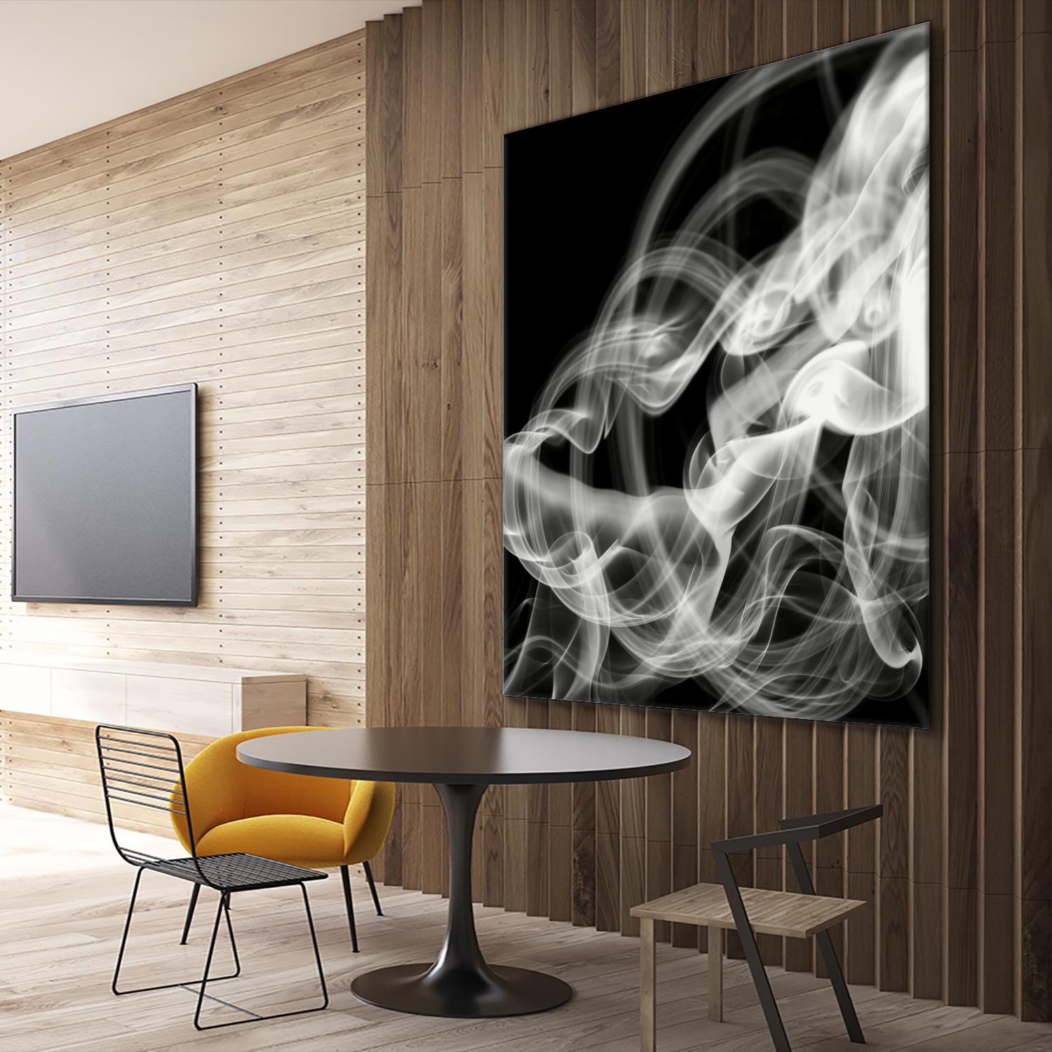 Smoke Abstract by THE Studio on GIANT ART - black abstract