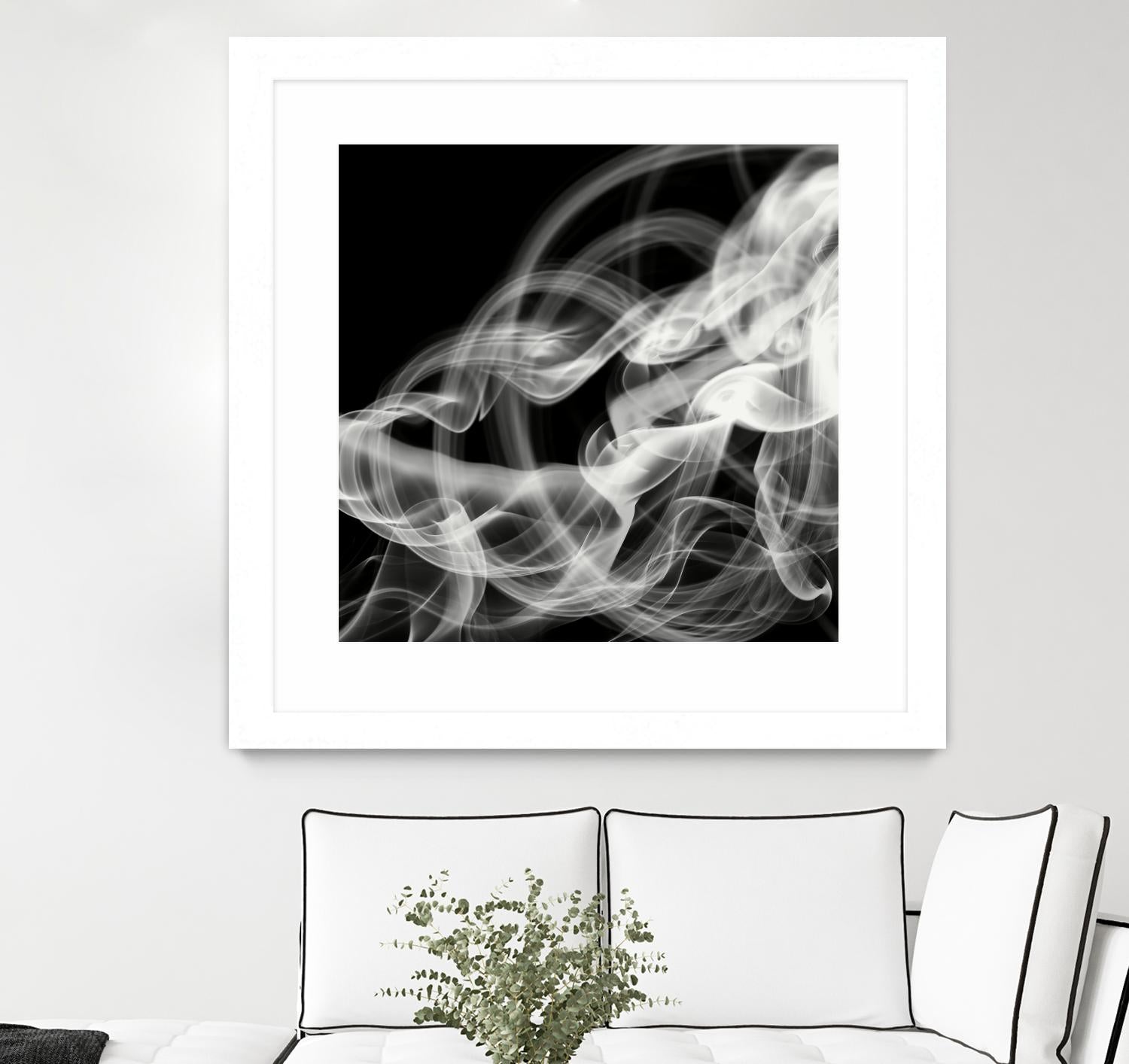 Smoke Abstract by THE Studio on GIANT ART - black abstract