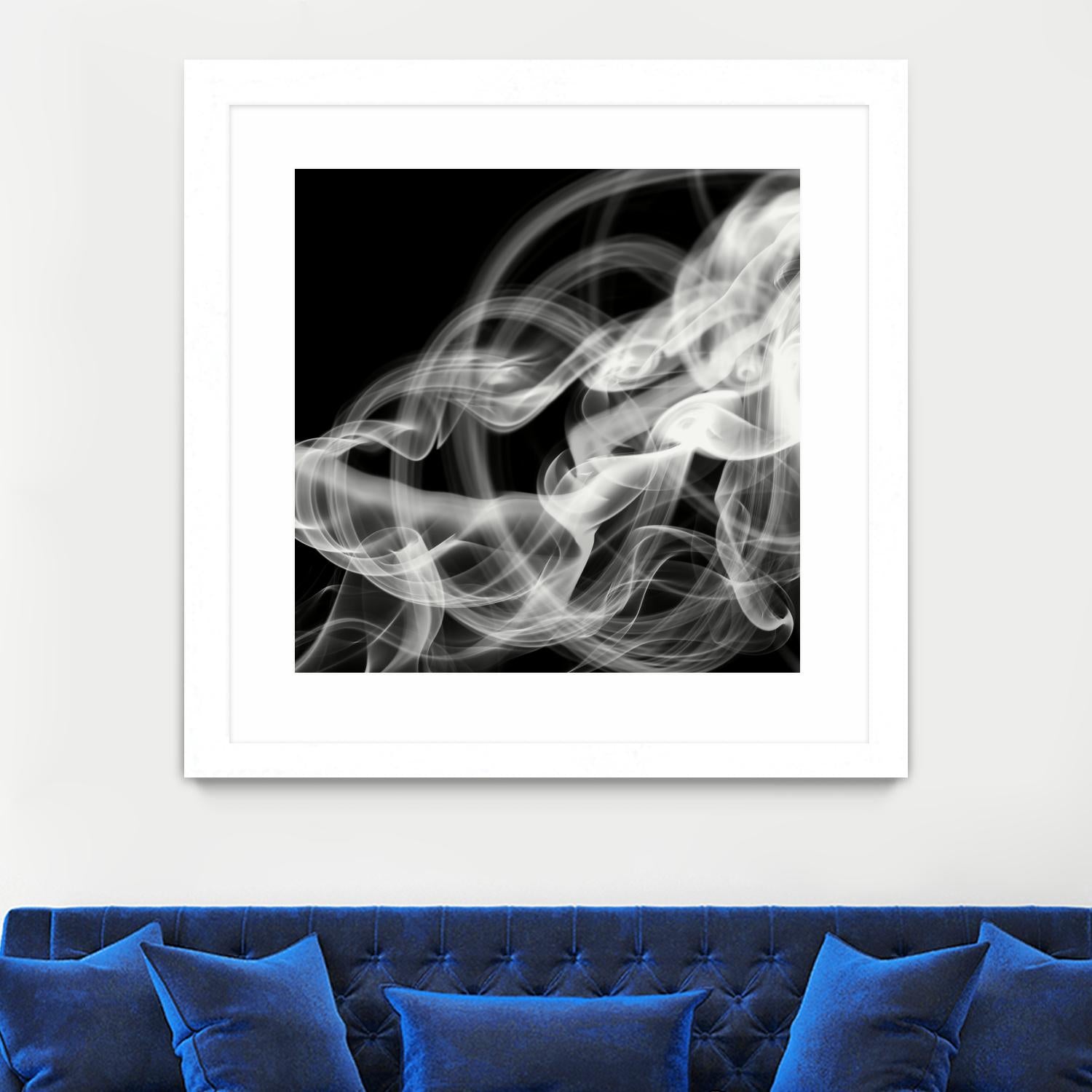 Smoke Abstract by THE Studio on GIANT ART - black abstract