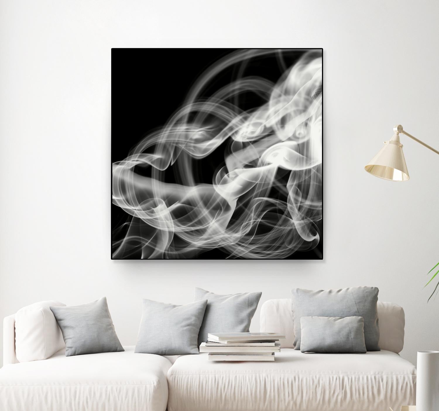 Smoke Abstract by THE Studio on GIANT ART - black abstract
