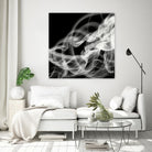 Smoke Abstract by THE Studio on GIANT ART - black abstract