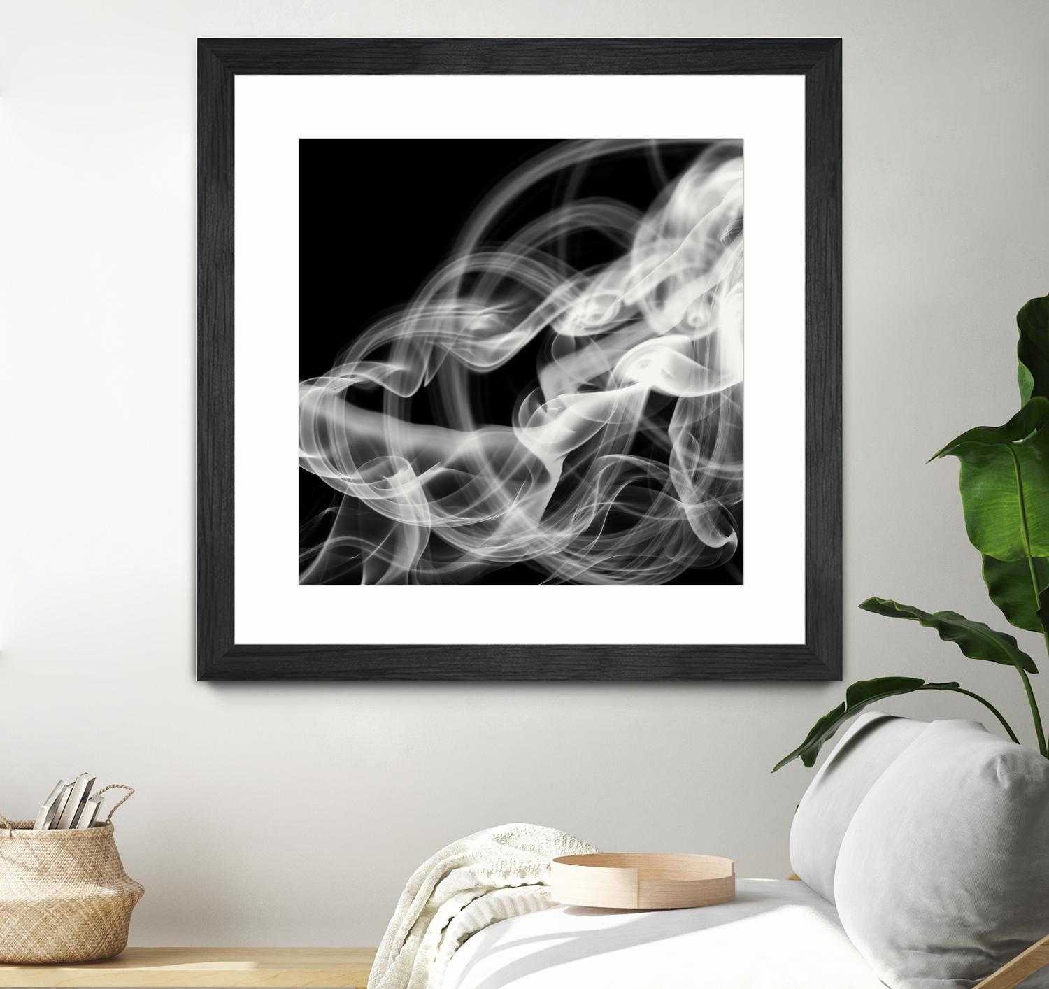 Smoke Abstract by THE Studio on GIANT ART - black abstract