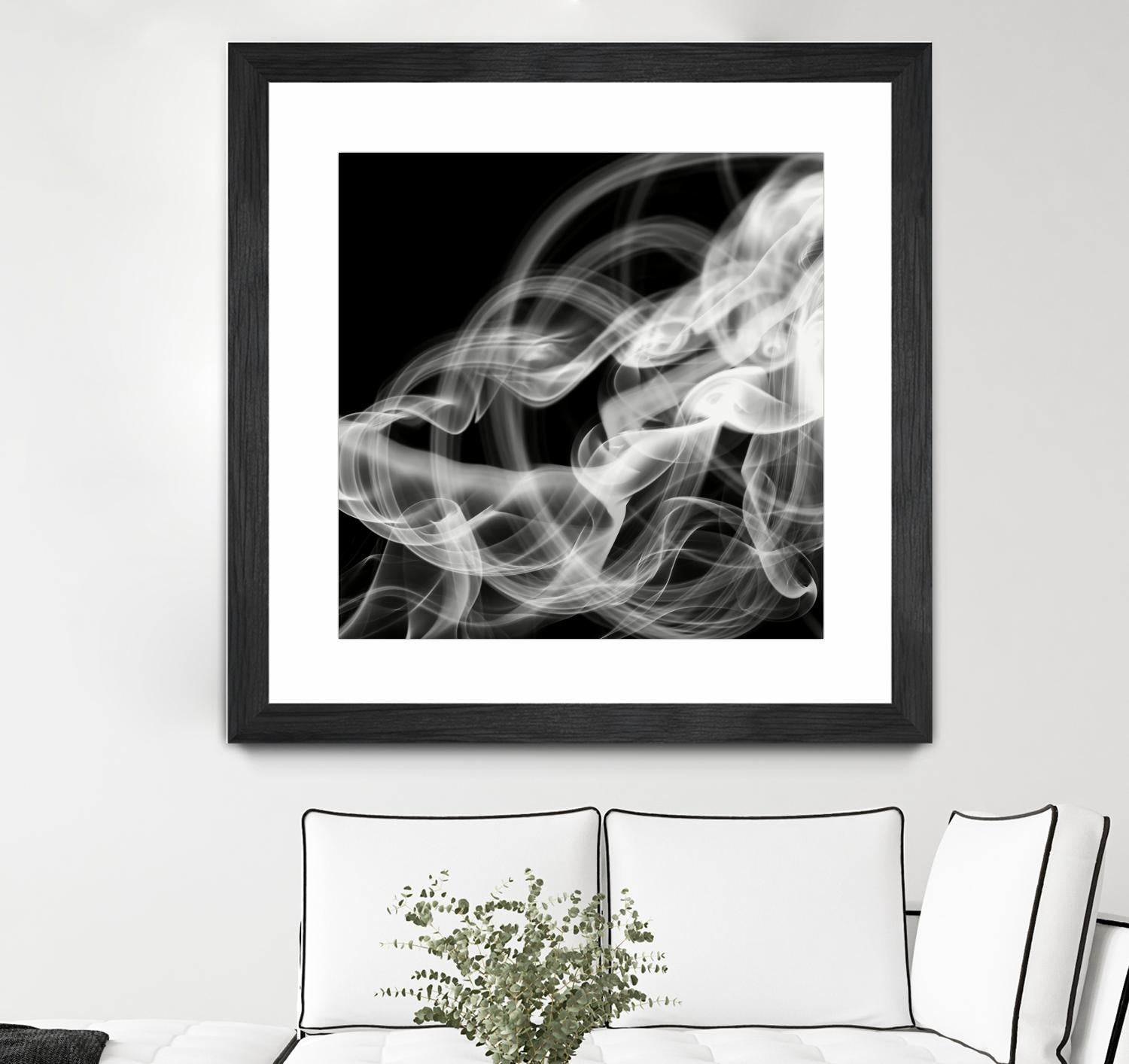 Smoke Abstract by THE Studio on GIANT ART - black abstract