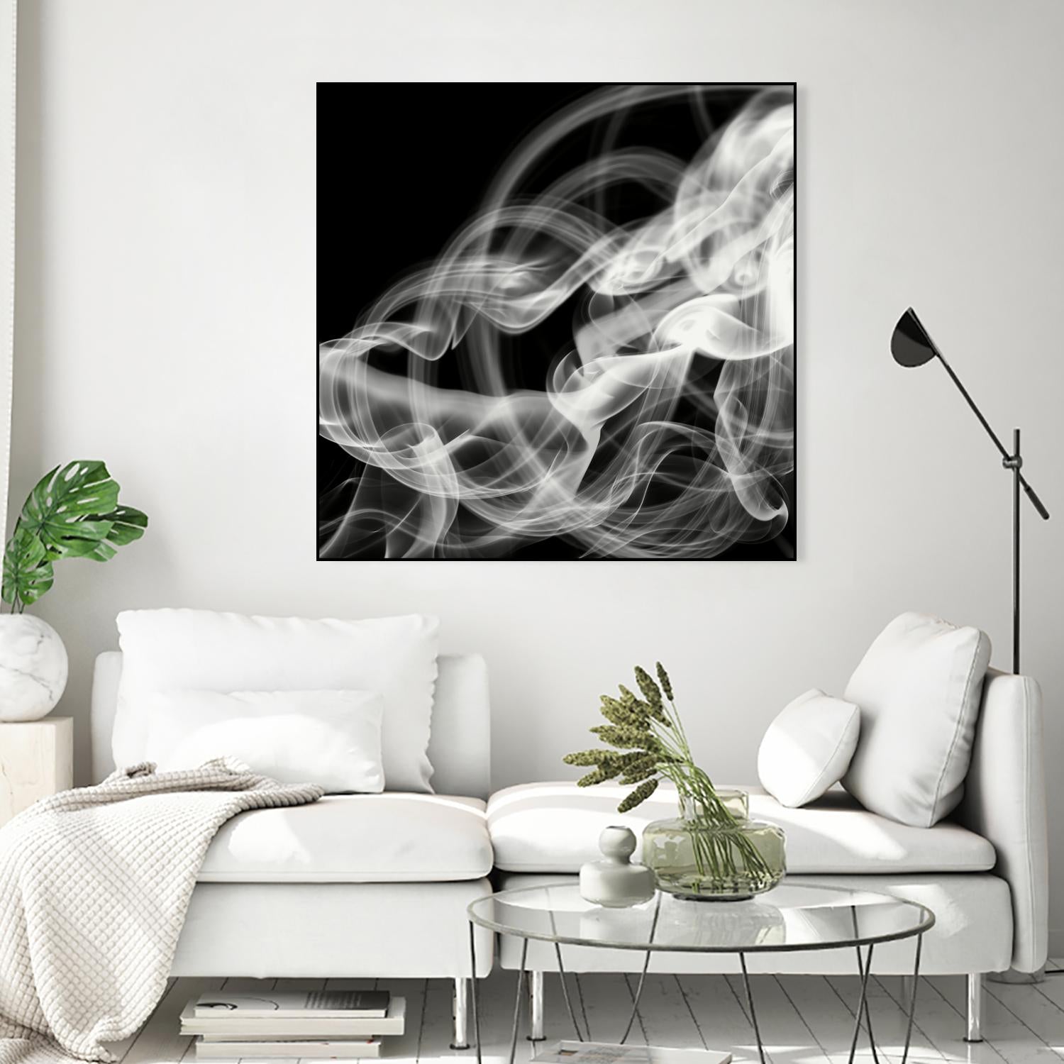 Smoke Abstract by THE Studio on GIANT ART - black abstract