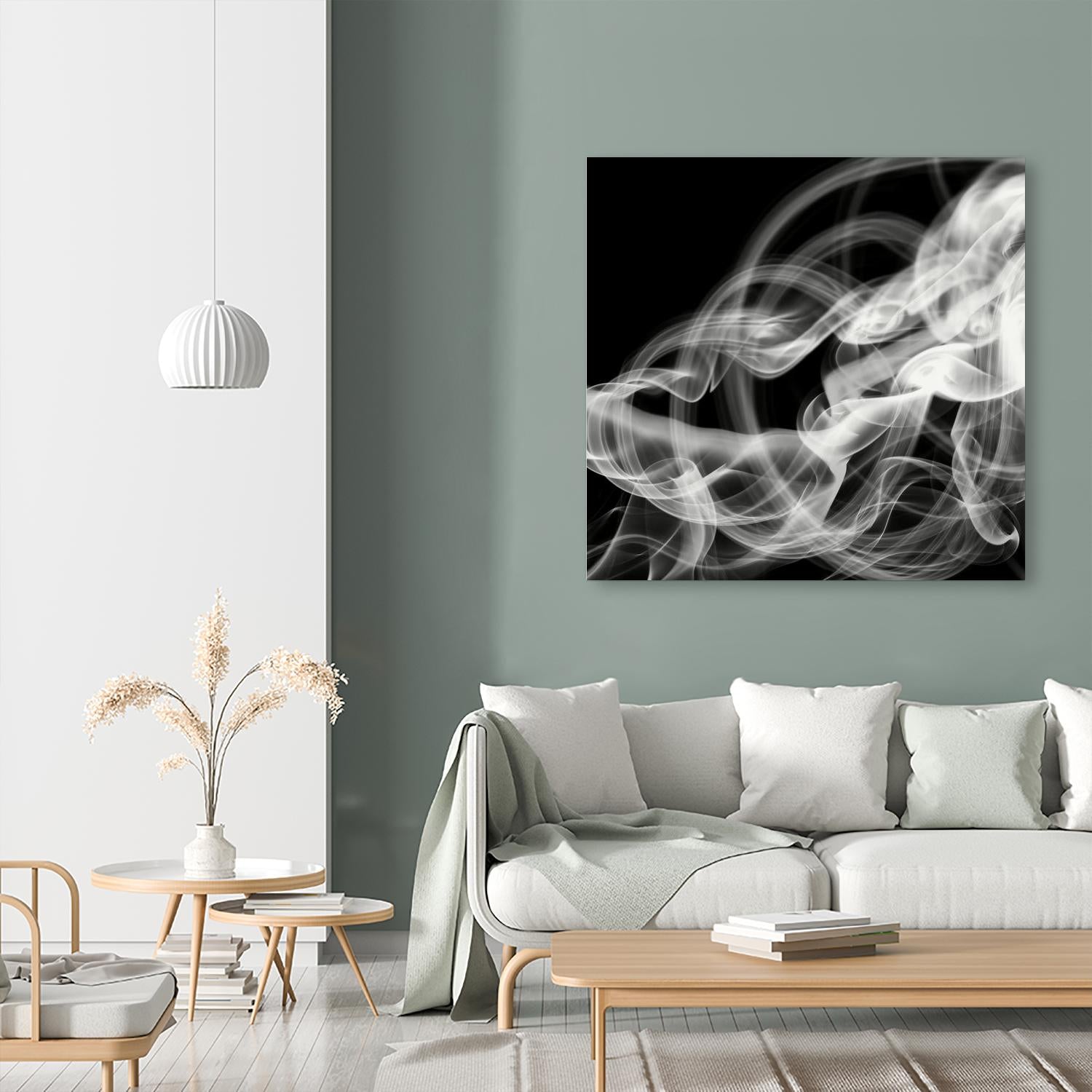 Smoke Abstract by THE Studio on GIANT ART - black abstract